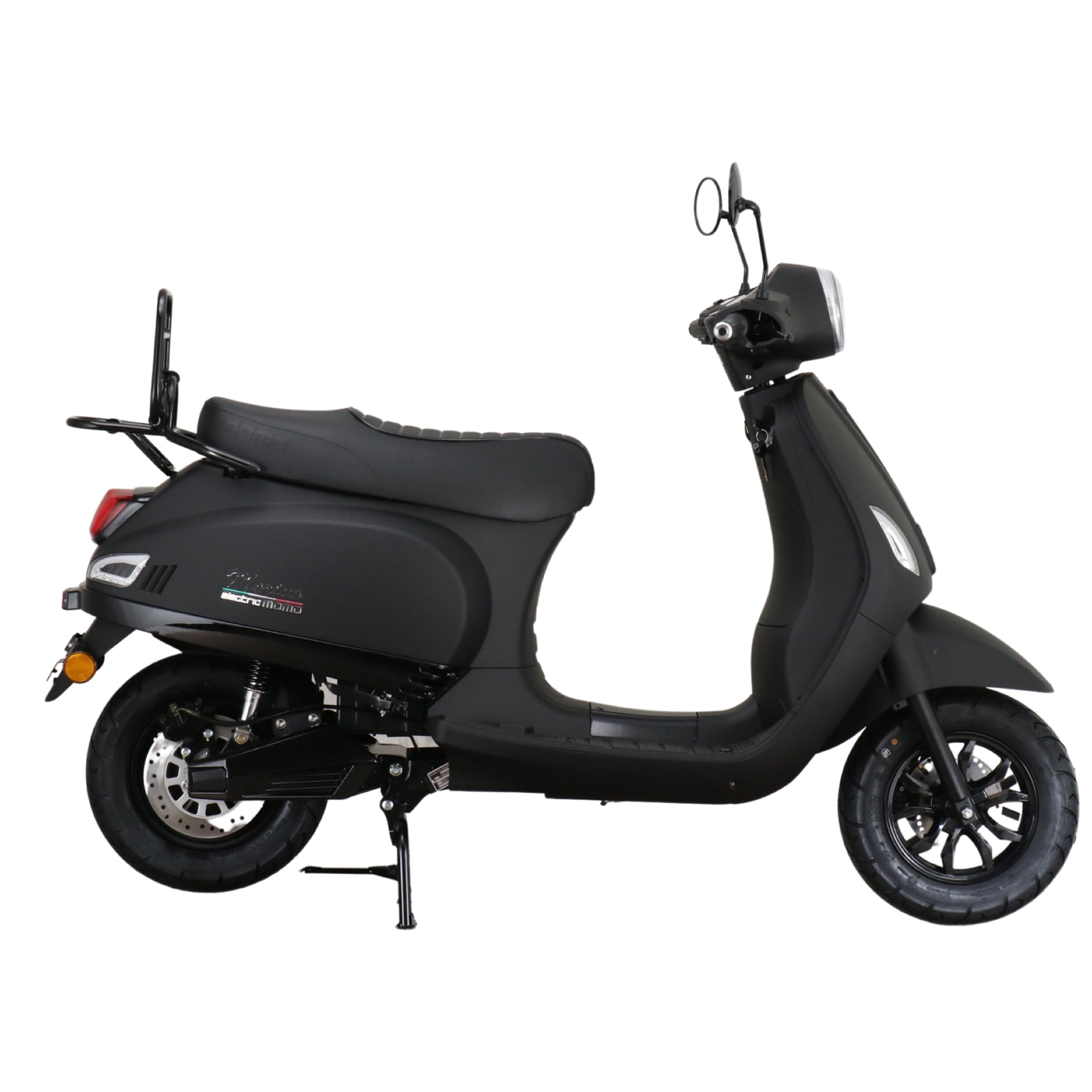 MOMO E-Morino mat zwart elektrisch