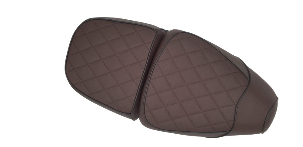 Duo-buddyseat bruin ruit Momo Morino