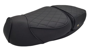 Duo-seat zwart ruit Momo Morino